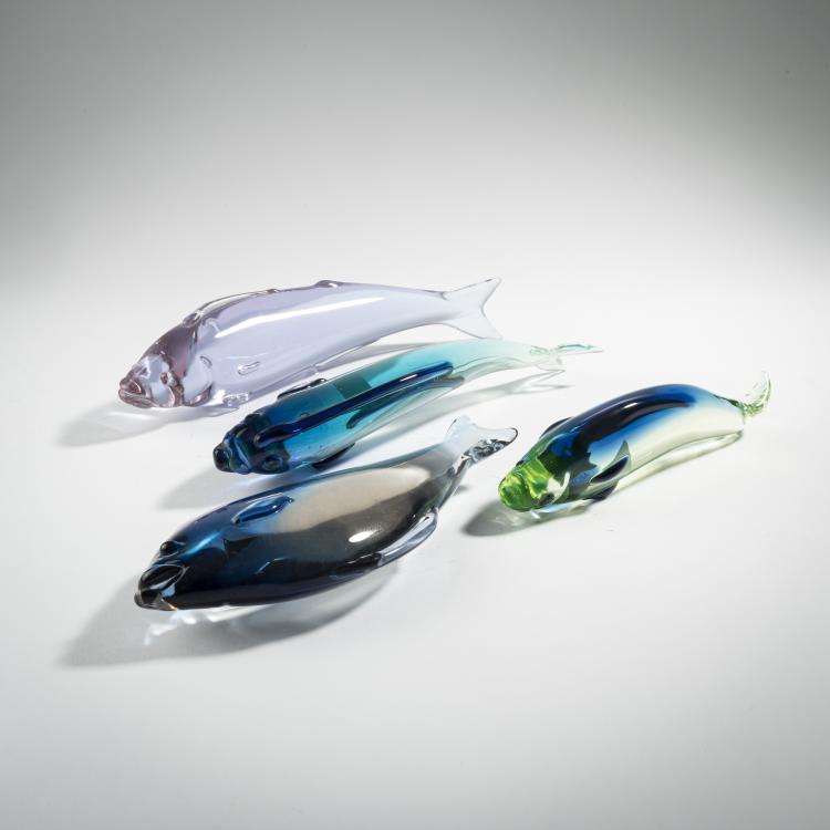 Bild 2 zu Objekt, Vier Fische, um 1960, Antonio Da Ros, Cenedese, Gino, Murano, 161B 414