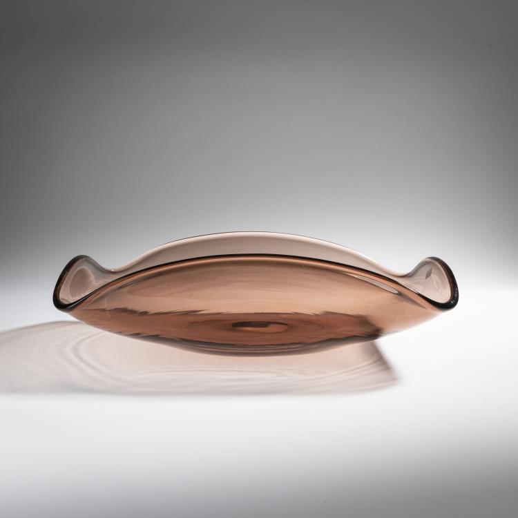 Hauptbild zu Objekt, Schale 'Trasparento', um 1935, Carlo Scarpa, Venini & C., Murano, 161B 277