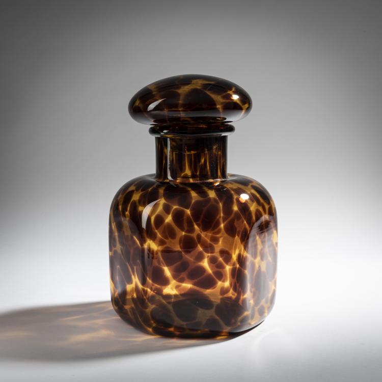 Hauptbild zu Objekt, Deckelgef&auml;&szlig;, 1950er Jahre, Barovier & Toso, Murano, 161B 345