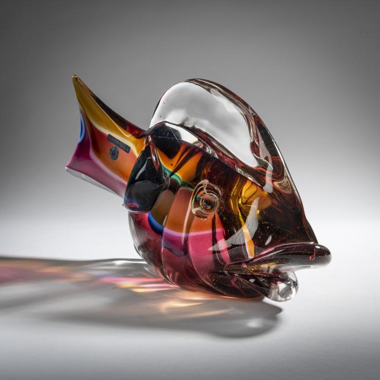 Bild 2 zu Objekt, Fisch, um 1970, Cenedese, Gino, Murano (zugeschrieben), 161B 418