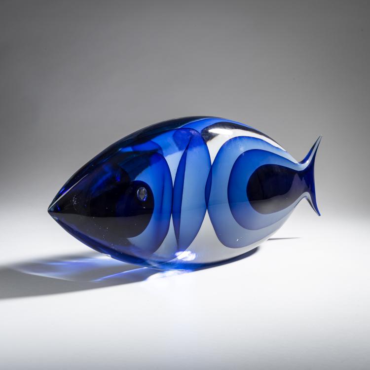 Bild 2 zu Objekt, Fisch, um 1995, Stefano Toso, Don&agrave;, Romano, Murano, 161B 432