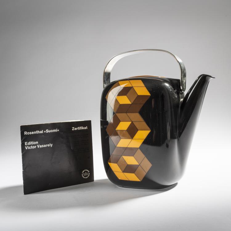 Bild 3 zu Objekt, Kaffeekanne 'Suomi', 1976, Timo Sarpaneva,Victor Vasarely, Rosenthal, 161C 574