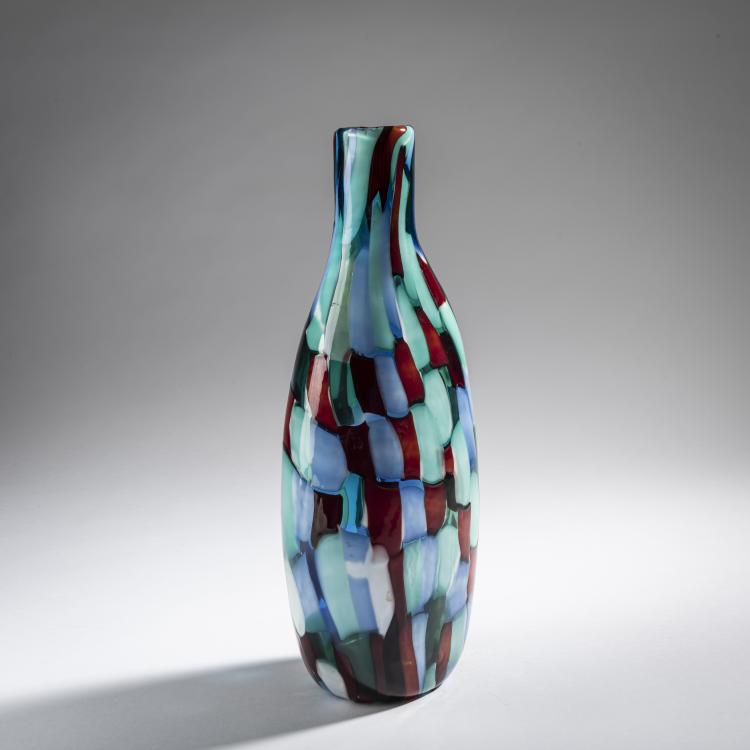 Bild 2 zu Objekt, 'Pezzato' vase, c. 1950, Fulvio Bianconi, Venini & C., Murano, 161B 306