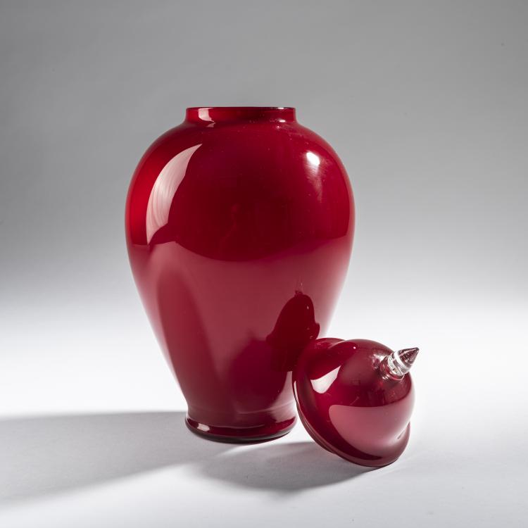 Bild 1 zu Objekt, Deckelvase 'Incamiciato', 1950er Jahre, Venini & C., Murano, 161B 309