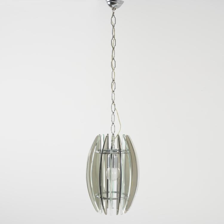 Bild 1 zu Objekt, 2 wall lights, ceiling light and bathroom mirror, 1960s, Fontana Arte, Mailand (zugeschrieben), 161A 123