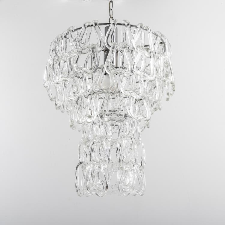 Bild 2 zu Objekt, 'Giogali' ceiling light, 1967, Angelo Mangiarotti, Vetreria Vistosi, Murano., 161A 130