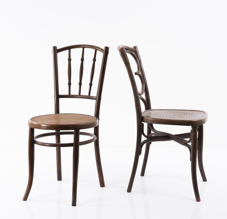 Bild 1 zu Objekt, Zwei St&uuml;hle, 1860er Jahre, Thonet, Wien, 161C 437