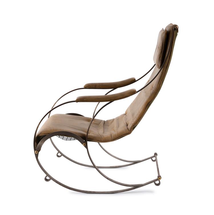 Hauptbild zu Objekt, Schaukelsessel, 1850er Jahre, Winfield, R.W. & Co., Birmingham (zugeschrieben), 161C 436