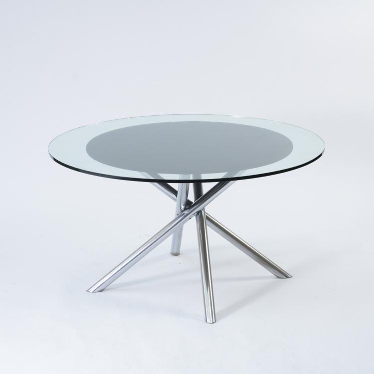 Bild 3 zu Objekt, 'Nodo' table, 1970 and 4 chairs, 1970s, Carlo Bartoli,Giotto Stoppino, Kartell, Noviglio; T 70, Mailand, 161A 166