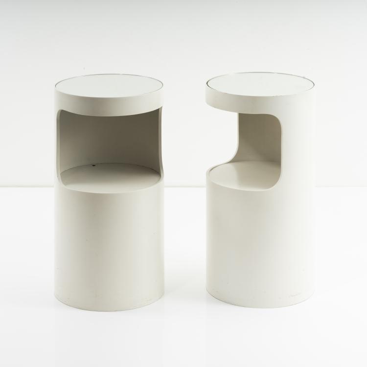 Bild 2 zu Objekt, 2 bedside tables, c. 1969, Gerd Lange (in the style of), Bisterfeld & Weiss, Owen/Teck, 161C 689