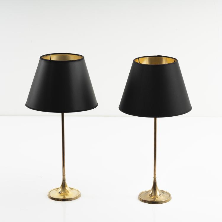 Hauptbild zu Objekt, 2 table lights, 1960s, Bergboms, Malm&ouml;, 161C 645