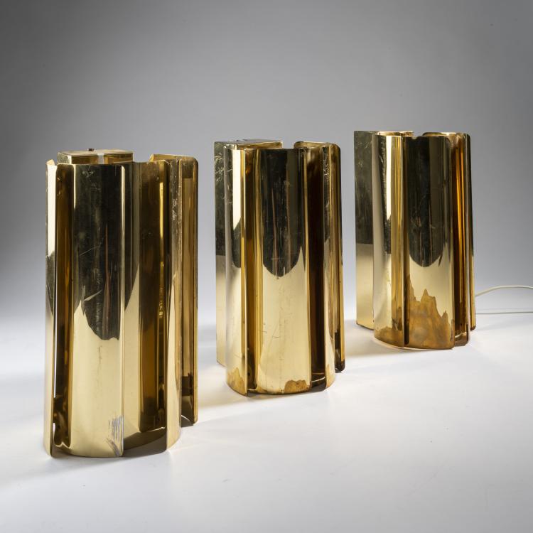 Hauptbild zu Objekt, 3 wall lights, 1960s, Schweden, 161C 680