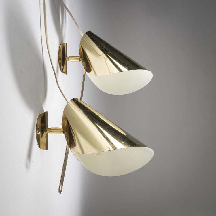 Bild 2 zu Objekt, 2 wall lights, 1960s, Schweden (zugeschrieben), 161C 682