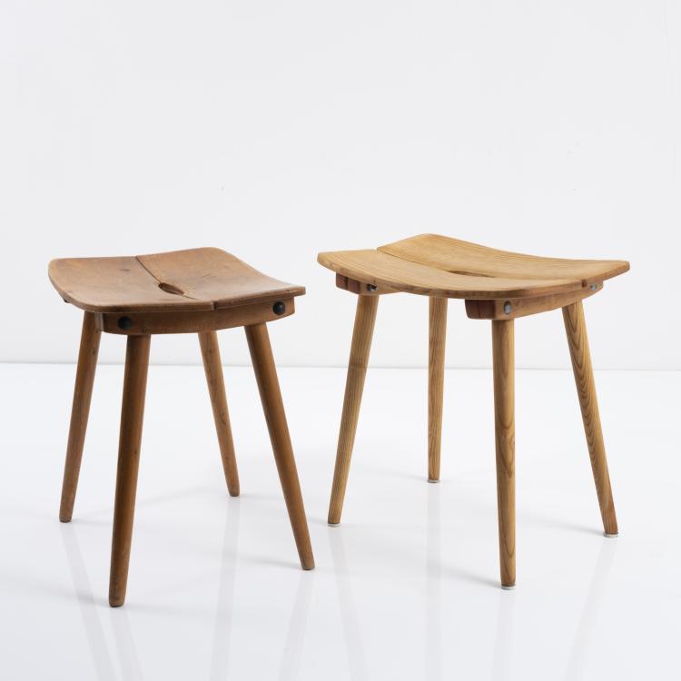 Bild 2 zu Objekt, 2 stools, 1944/45, Jacob M&uuml;ller, Werksgenossenschaft Wohnhilfe, Z&uuml;rich, 161C 494