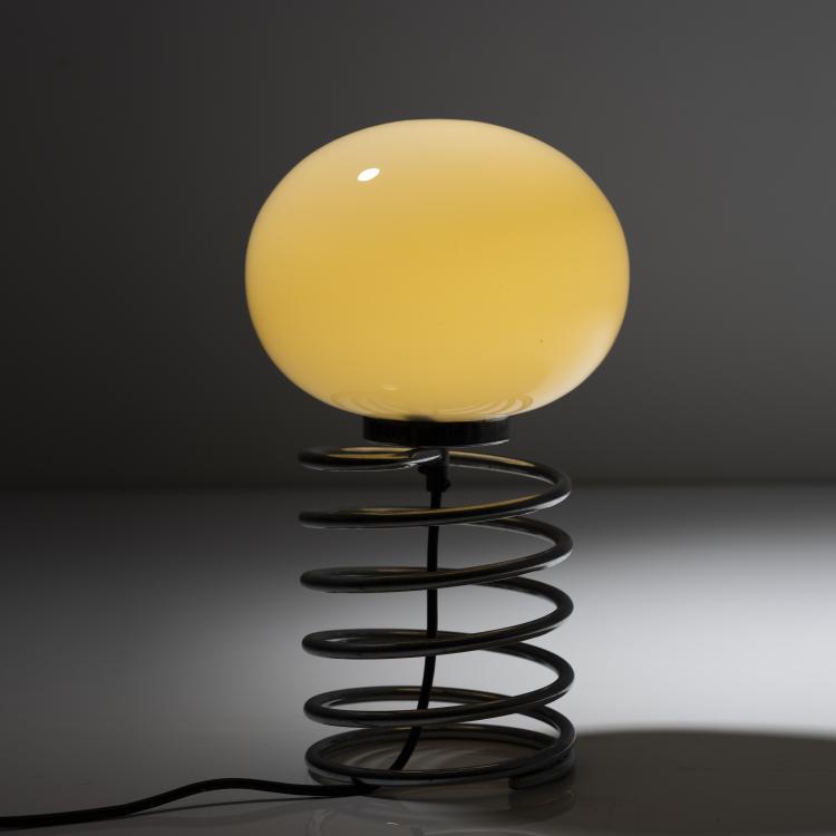 Hauptbild zu Objekt, Spiral table light, c. 1967, Dorothee Maurer-Becker (in the style of), Italien, 161C 678