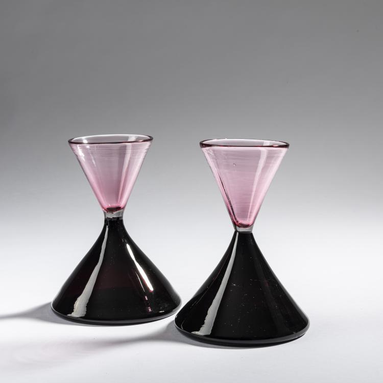 Hauptbild zu Objekt, Zwei Schalen, 1950er Jahre, Venini & C., Murano, 161B 312
