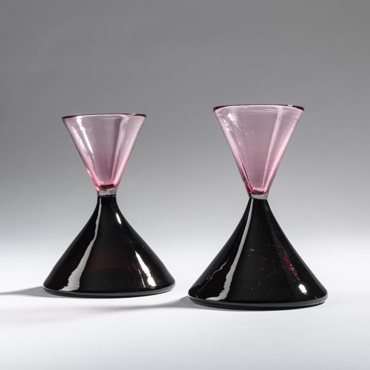 Bild 1 zu Objekt, Zwei Schalen, 1950er Jahre, Venini & C., Murano, 161B 312