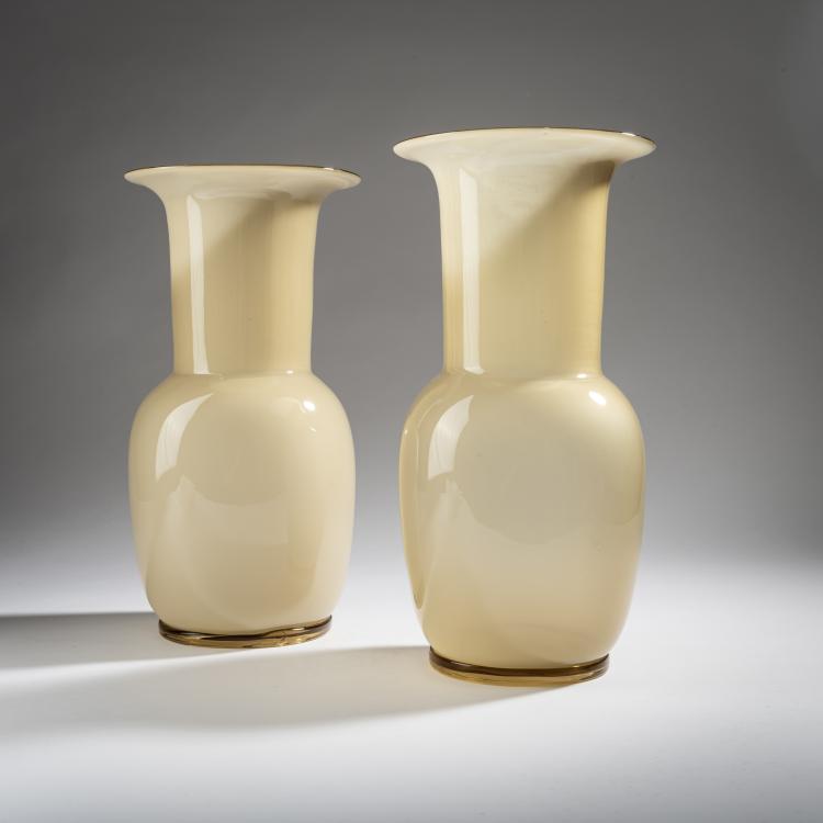 Bild 1 zu Objekt, 2 'Incamiciato' vases, 1950s, Tomaso Buzzi (after), Venini & C., Murano, 161B 313
