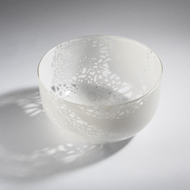 Bild 2 zu Objekt, 'Merletto' bowl, 1972, Birgitta Karlsson,Owe Thorssen, Venini & C., Murano, 161B 333