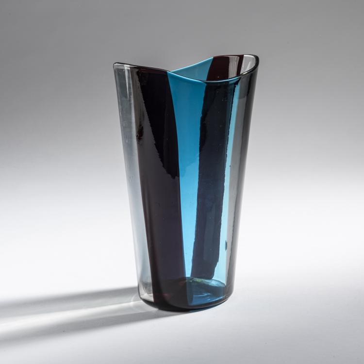 Bild 1 zu Objekt, 'A spicchi' vase, 1953-57, Fulvio Bianconi, Venini & C., Murano, 161B 315