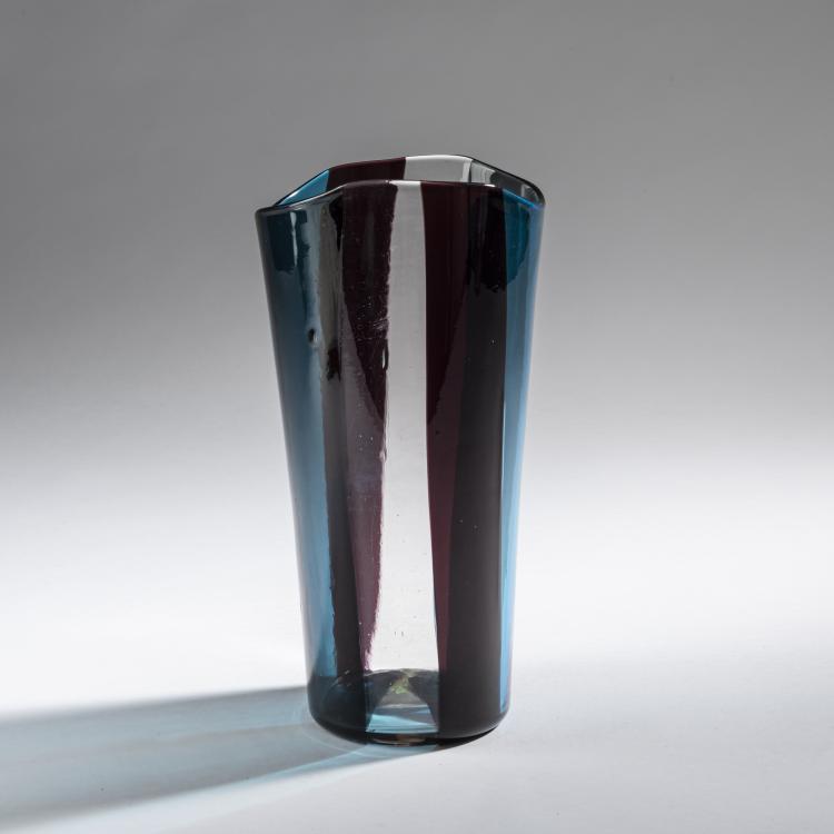 Bild 2 zu Objekt, 'A spicchi' vase, 1953-57, Fulvio Bianconi, Venini & C., Murano, 161B 315