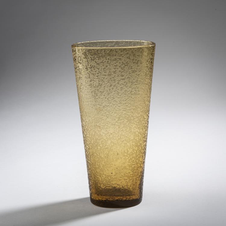Bild 2 zu Objekt, Vase 'Sommerso corroso', um 1957, Flavio Poli, Seguso Vetri d'Arte, Murano, 161B 378