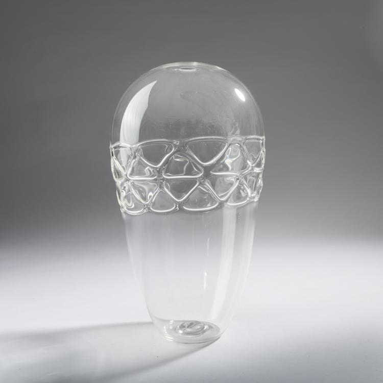 Bild 1 zu Objekt, Unikat-Vase f&uuml;r die 'San Niccol&ograve;'-Ausstellung, 1968, Vittorio Ferro, Toso, Fratelli, Murano, 161B 402