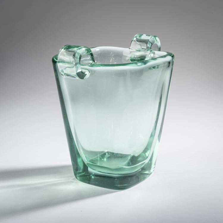 Bild 3 zu Objekt, Henkelvase 'Verde nord', 1942, Flavio Poli, Seguso Vetri d'Arte, Murano, 161B 296