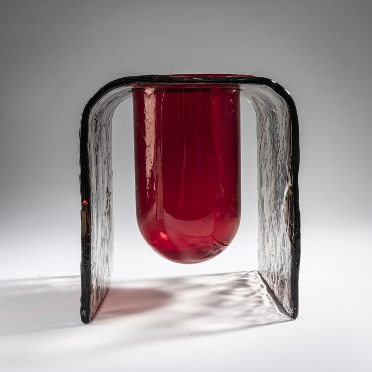 Bild 1 zu Objekt, Vase, c. 1960, Carlo Nason, Mazzega, I.V.R., Murano, 161B 421