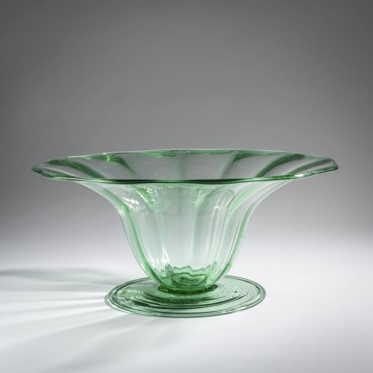 Bild 2 zu Objekt, Schale 'Costolato', 1921-26, Vittorio Zecchin, Venini & C., Murano oder Cappellin, M.V.M., Murano, 161B 247