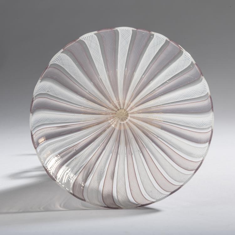 Bild 3 zu Objekt, Fl&uuml;gelglas 'Zanfirico', um 1930, Murano, 161B 264