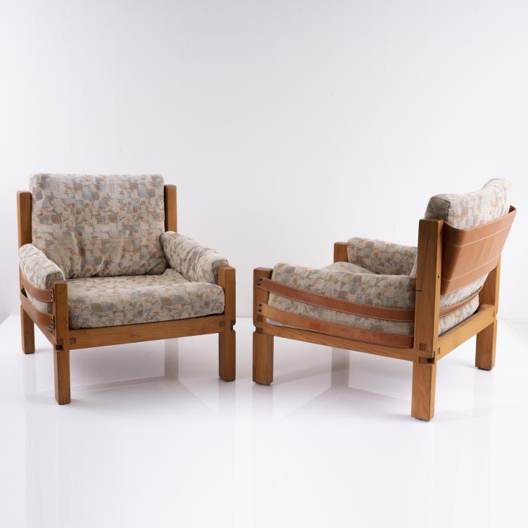 Bild 3 zu Objekt, 2 armchairs 'S15', c. 1967, Pierre Chapo, Chapo Gordes, Gordes, 161C 656
