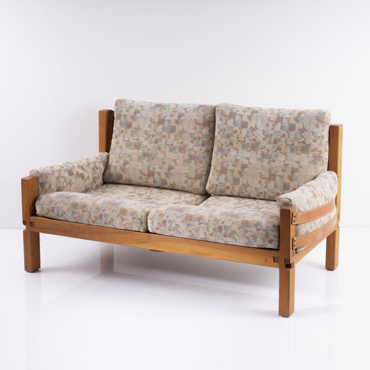 Bild 9 zu Objekt, Zweisitzer Sofa 'S18', um 1967, Pierre Chapo, Chapo Gordes, Gordes, 161C 655