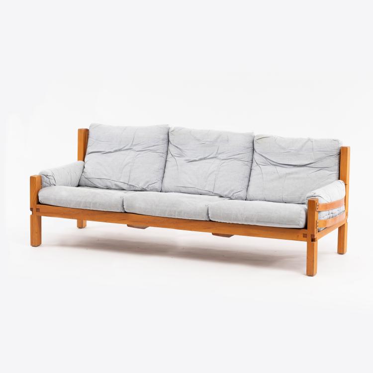 Hauptbild zu Objekt, Settee 'S32', c. 1967, Pierre Chapo, Chapo Gordes, Gordes, 161C 657