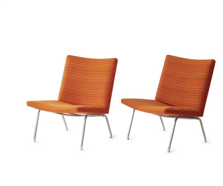 Hauptbild zu Objekt, Zwei Sessel 'Kastrop' - 'AP-39', 1959, Hans J. Wegner, AP-M&oslash;bler, Kopenhagen, 161C 550