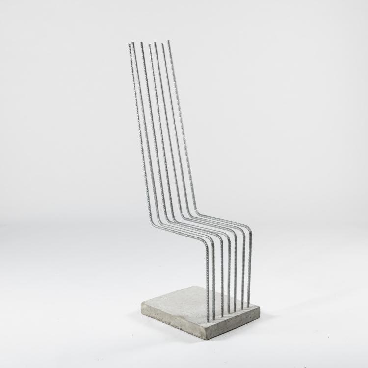 Hauptbild zu Objekt, 'Solid chair', 1983, Landes, Heinz, 161C 764