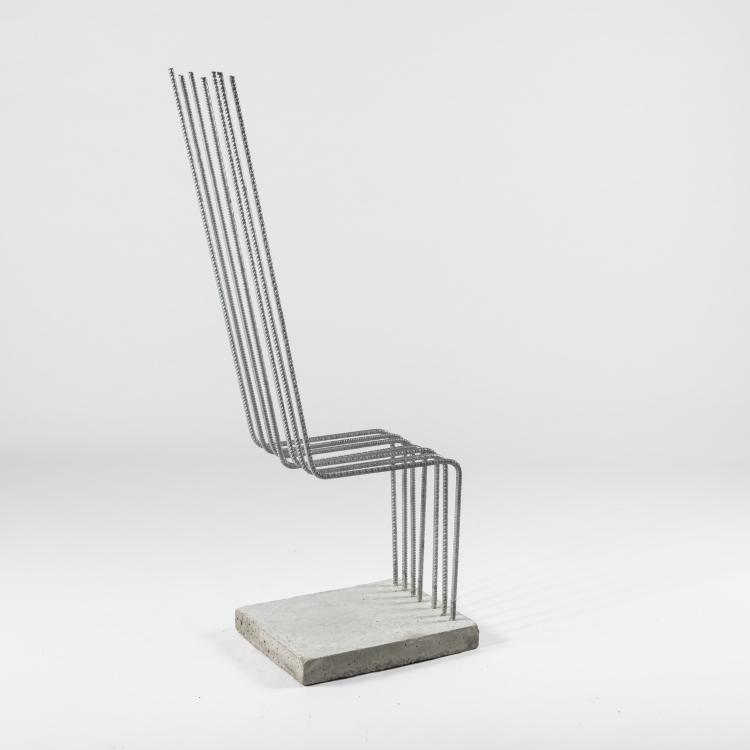 Bild 2 zu Objekt, 'Solid chair', 1983, Landes, Heinz, 161C 764