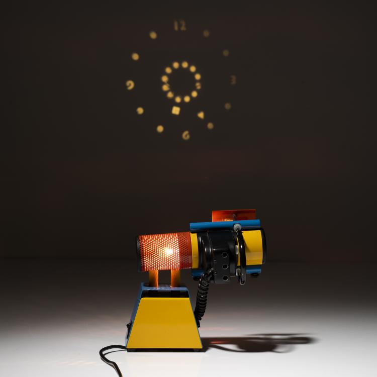 Hauptbild zu Objekt, Projection clock 'Time Beam', 1985, Stephen Savage, Timebeam, England; Savage, Stephen; Savage, Anthea, 161C 769