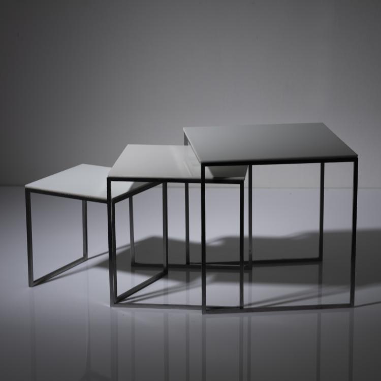 Hauptbild zu Objekt, 3 nesting tables, 1960s, Erwin Behr, Wendlingen (zugeschrieben), 161C 660