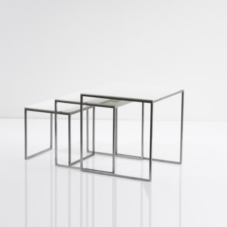 Bild 3 zu Objekt, 3 nesting tables, 1960s, Erwin Behr, Wendlingen (zugeschrieben), 161C 660