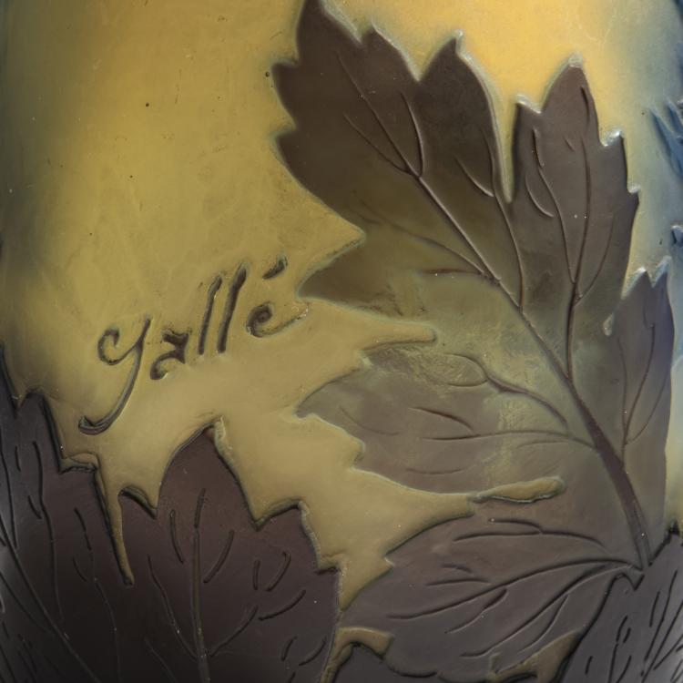 Bild 4 zu Objekt, 'Chrysanth&egrave;mes' vase, 1920-36, Emile Gall&eacute;, Gall&eacute;, Etablissements, Nancy, 162B 164