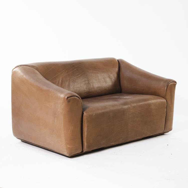 Hauptbild zu Objekt, Two-seater sofa 'DS 47', 1976, Gruppe de Sede Design Team, DeSede, Klingnau, 163C 394