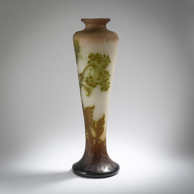 Bild 1 zu Objekt, Bodenvase 'Ombelles', 1902-04, Emile Gall&eacute;, Gall&eacute;, Emile, Nancy, 162B 147