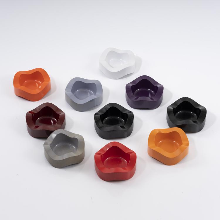 Bild 2 zu Objekt, 10 'Sinus' ashtrays, 1966/67, Walter Zeischegg, Helit, Kierspe, 161C 615