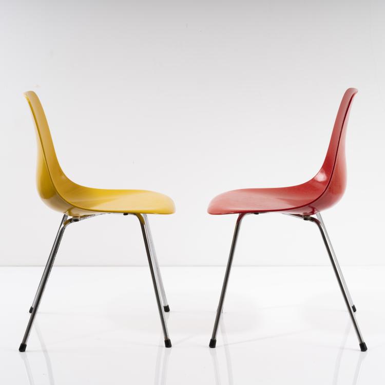 Bild 3 zu Objekt, 2 chairs, c. 1955, Frankreich, 161C 530