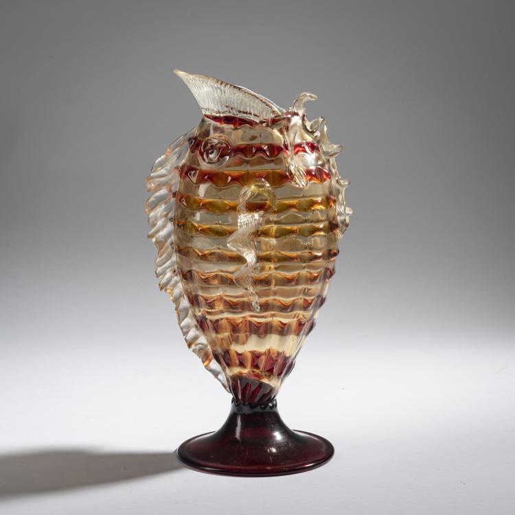 Hauptbild zu Objekt, 'Fish' vase, c. 1905, Toso, Fratelli, Murano (zugeschrieben), 161B 241