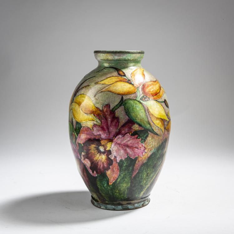 Hauptbild zu Objekt, Vase, c. 1925, Camille Faur&eacute;, Faur&eacute;, Camille, Limoges, 162C 379