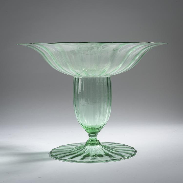 Hauptbild zu Objekt, Vase 'Trasparente', um 1927, Napoleone Martinuzzi, Venini & C., Murano, 161B 256