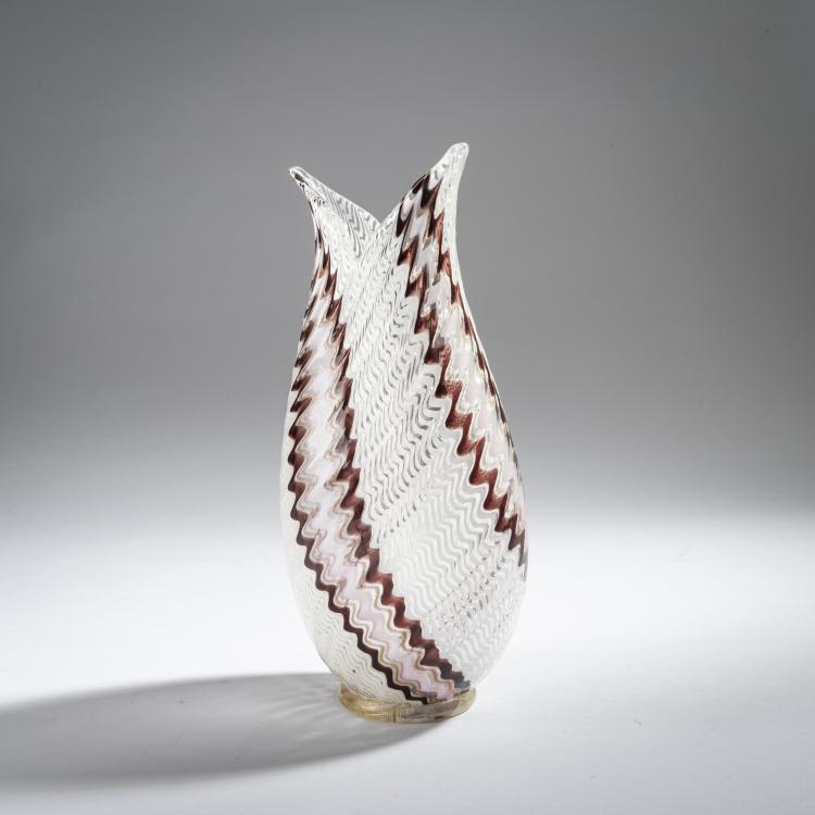 Bild 1 zu Objekt, Vase 'A trina', um 1952, Dino Martens, Toso, Aureliano, Murano, 161B 388