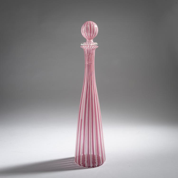 Hauptbild zu Objekt, Karaffe mit Stopfen, 1949/50, Gio Ponti, Venini & C., Murano, 161B 302
